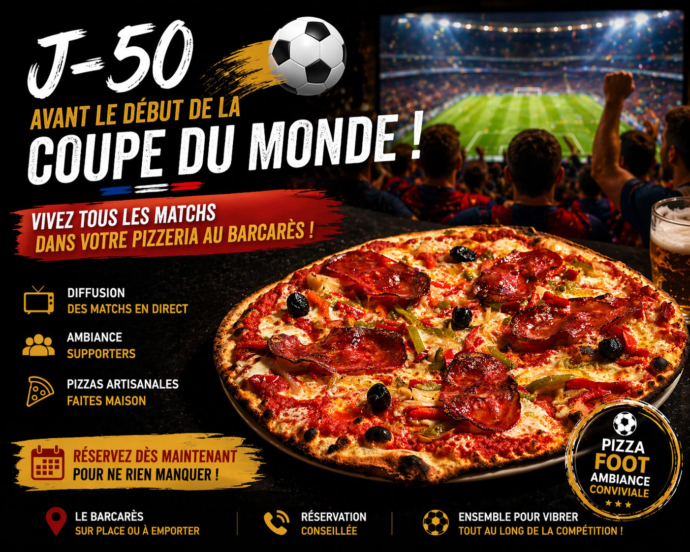 pizza barcares diffusion coupe du monde